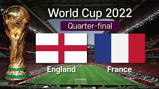 ⚽️Англия против Франции⚽️КУБОК МИРА 2022  Qatar Quarter-final #Shorts