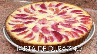 TARTA DE DURAZNO 🍑 (receta muy fácil) - Come como príncipe