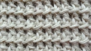 Сеточка Тунисское вязание Tunisian crochet pattern  Узор 14