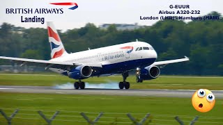 British Airways Landing Hamburg