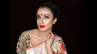 Durga Puja Look | Doyel Mash I Kona By Farnaz Alam | Makeup Tutorial