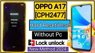 OPPO A17 Hard Reset | Hard Reset Oppo A17 || #oppo #hardreset  #factorydatareset#oppoa17 #hardreset