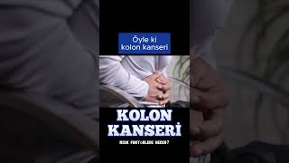 Aile öyküsü ve ileri yaş kolon kanseri riskini artırır mı? #shortsvideo