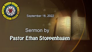 Sep 18, 2022 Sermon