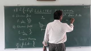 Electric Potential - Derivation