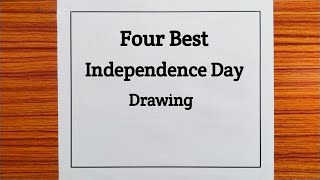 Independence Day Drawing / Independence Day Poster Making / Easy Drawing / 15 August Drawing