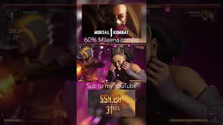 60% Mileena combo in Mk1 #mortalkombat #mortalkombatgaming #mortalkombat1 #gaming #subscribe