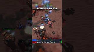 Grimmy's BRILLIANT Micro to finish the game vs Moja #sc2 #rts #starcraft #starcraft