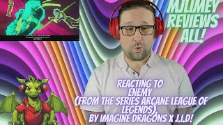 Imagine Dragons x J.I.D - Enemy (from the series Arcane League of Legends), Reaction!