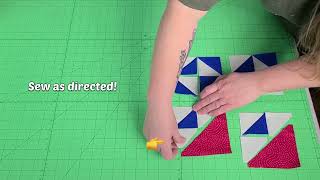 How to make the Double Cross Quilt Block