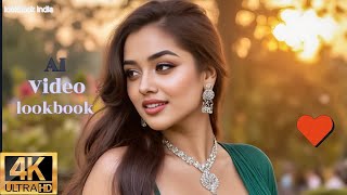 4K Real Indian AI Art Lookbook – Golden Hour Park Elegance