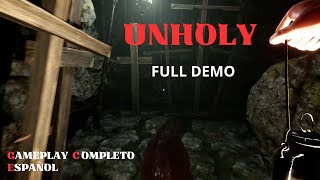 UNHOLY DEMO | Juego Terror Indie | Gameplay Completo en Español