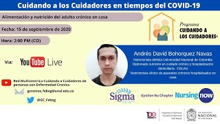 Alimentación y nutrición del adulto crónico en casa