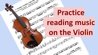 Violin Note Reading: Lightly Row