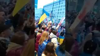 Мариуполь 🇺🇦 поддерживают все уголки мира 💙💛 Варшава Польша