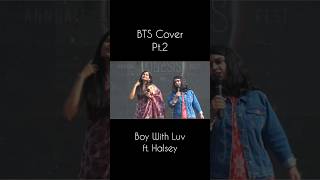 BTS Boy With Luv Cover Pt.2 | L: Cover R: Original #방탄소년단 #bts #kpop #indiancover #boywithluv #army