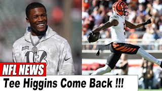 🔥 Tee Higgins Set to Return After 3 Weeks Out 🏈 Bengals Boosted Ahead!