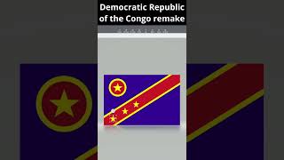 DRC Flag Remake #country #flag #democraticrepublicofcongo