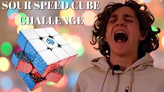 The Sour Speed Cube Challenge - 3x3 Rubiks Cube Challenge