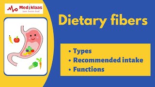 Dietary fibers- Boost Your Health and Well-being! I Biochemistry I Mediklaas