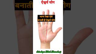 हथेली मे ऐश्वर्य योग के चिन्ह #shorts #shortsvideo #palmistry #astrology