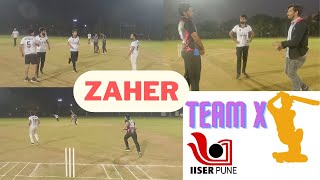 Team X vs ZEHER | IISER PREMIER LEAGUE (IPL) 2023 | Karan's Magical Batting | #highlight #cricket