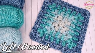 Left Handed: EASY Crochet Blanket / Motif - Posted Granny Square!