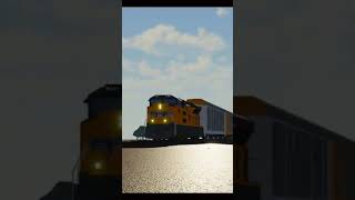 UP solo Autorack in Lancaster Sub #train #subcribe #shorts #trending #roblox