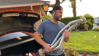 Bought some iNSANE headers for our Shelby F150 Super Snake Sport! (American Racing Headers)