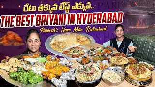 The Best Briyani in Hyderabad | Pariwar's Have More Restaurant | Best Non-Veg Food @foodchowraasta