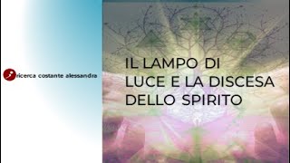 Il Lampo di Luce e la discesa dello Spirito - Una possibile rappresentazione simbolica.