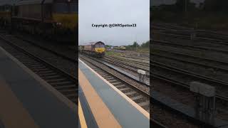 Class 66 EWS gives off 2 tone #freighttrain #class66 #freighttrains #trainspotting @WesternSpot23