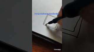 #pov :if you think 3d illusion drawing is difficult you are wrong🖊️(part 2)#shorts#shortsfeed#3dart