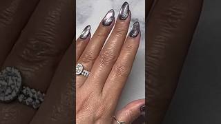 Cat Eye Gel Polish Mani | Daily Charme #youtubeshorts #gelart