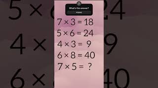 Can YOU solve this puzzle? #logicpuzzles #mathpuzzle #shorts