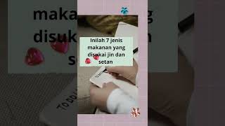 inilah 7 makanan yang disukai jin dan setan#islam #youtubeshorts