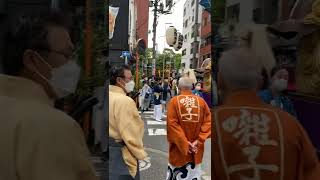 A Japanese festival in Tsukiji.