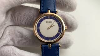 GUCCI UNISEX WATCH blue & red