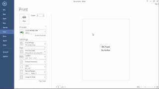 How to Center a Page in Word