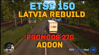 ETS2 1.50 LATVIA PROMODS 2.70 ADDON By: Bozo