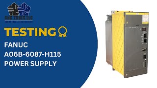 TESTING A FANUC A06B-6087-H115 POWER SUPPLY #cnc #cncmachining #fanuc #powersupply #engineering