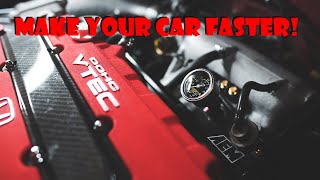 How to Relocate A Fuel Filter and Upgrade your Fuel Rail | Eg Civic B16