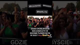 Gdzie chcielibyście nas zobaczyć?🤩🔥❤️ W sezonie plenerowym? 🥁🪗🎸🥳 #roy #koncerty #disco #folk