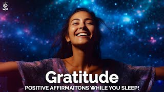 Gratitude Affirmations: Instantaneous Connection to Source While You Sleep! BLACK SCREEN 428Hz