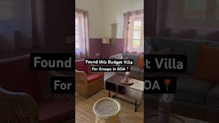 Airbnb - airbnb.com/h/orange3bhk #goa #goavillas #shorts #youtubeshorts #northgoa #vagator #goabeach