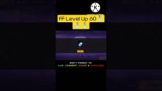 FF Level Up 60#short #viral #freefire