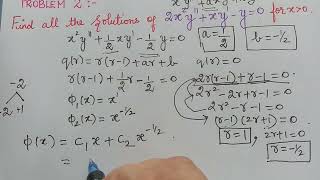 Euler's equation problems|| problem 2 and 3|| M.Sc Mathematics