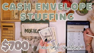 $700 Cash Envelope Stuffing! | Etsy Paycheck #2 + New Sinking Funds Envelopes | 24 Year Old Budgets