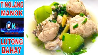 TINOLANG MANOK LUTONG BAHAY - FILIPINO CHICKEN STEW | CLASSIC TINOLA RECIPE | ONCHO'S KITCHEN 👌