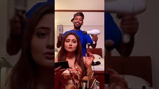 Rashami Desai's funny video with hairstylist #RashamiDesai